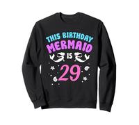 This Birthday Mermaid Is 29 Mermaids Boys Birthday Mermaid Sweatshirt