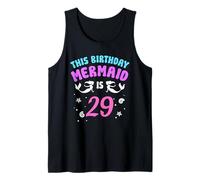 This Birthday Mermaid is 29 Mermaids Boys Birthday Mermaid Tank Top