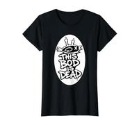 This BOD is Dead Tshirt - Maritime Hull Bird Marina Sailor Value Graphic T-Shirt, Women, Black, M