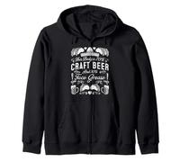 This Body 70% Craft Beer And 30% Taco Grease Funny Quote Zip Hoodie