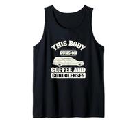This Body Runs On Coffee and Condolences A Funeral Director Tank Top