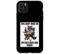 This Body Runs On Cold Beer And Chaos Trash Panda Lover Case for iPhone 11 Pro Max