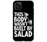 This Body Wasn't Built By Salad Fitness Funny Saying Gym Case for iPhone 11 Pro Max
