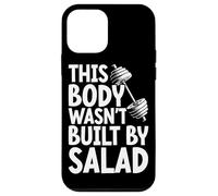 This Body Wasn't Built By Salad Fitness Funny Saying Gym Case for iPhone 12 mini