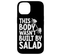 This Body Wasn't Built By Salad Fitness Funny Saying Gym Case for iPhone 14