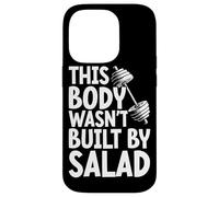 This Body Wasn't Built By Salad Fitness Funny Saying Gym Case for iPhone 14 Pro