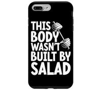 This Body Wasn't Built By Salad Fitness Funny Saying Gym Case for iPhone 7 Plus/8 Plus
