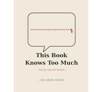 This Book Knows Too Much: A Wide-Ruled Composition Notebook for Secrets, Ideas, and Everything You'd Rather Not Say Out Loud