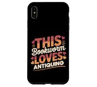 This Bookworm Loves Antiquing | Vintage Finds & Novels Case for iPhone XS Max