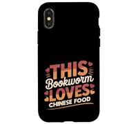 This Bookworm Loves Chinese Food | Reading & Takeout Humor Case for iPhone X/XS
