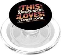 This Bookworm Loves Chinese Food | Reading & Takeout Humor PopSockets PopGrip for MagSafe