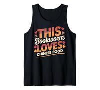 This Bookworm Loves Chinese Food | Reading & Takeout Humor Tank Top