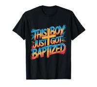 This Boy Just Got Baptized Catholic Communion Religious T-Shirt