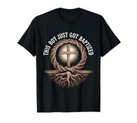 This Boy Just Got Baptized Catholic Communion Religious T-Shirt
