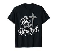 This Boy Just Got Baptized Catholic Communion Religious T-Shirt