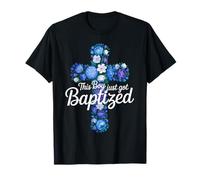 This Boy Just Got Baptized Catholic Communion Religious T-Shirt