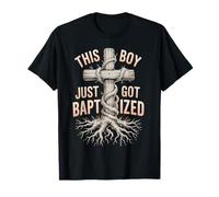 This Boy Just Got Baptized Catholic Communion Religious T-Shirt