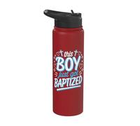 This Boy Just Got Baptized Stainless Steel Insulated Water Bottle