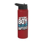 This Boy Just Got Baptized Stainless Steel Insulated Water Bottle