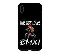This boy loves BMX, Kids BMX Case for iPhone XS Max