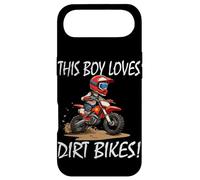 This boy loves dirt bikes, Kids Dirt Bike Case for iPhone Air