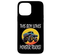 This Boy Loves Monster Trucks Case for iPhone 13 Pro Max