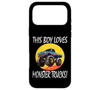This Boy Loves Monster Trucks Case for iPhone 17 Pro Max