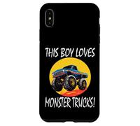 This Boy Loves Monster Trucks Case for iPhone XS Max