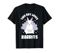 This Boy Loves Rabbits Bunny Animal Lover Rabbit T-Shirt