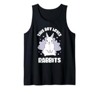 This Boy Loves Rabbits Bunny Animal Lover Rabbit Tank Top