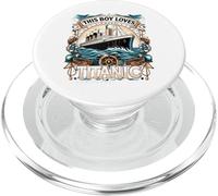 This boy loves Titanic | Just a boy who loves Titanic PopSockets PopGrip for MagSafe
