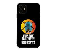 This boy really loves robots, Robotics for Kids Robot Case for iPhone 11