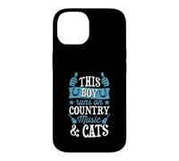 This Boy Runs On Country Music And Cats Case for iPhone 14