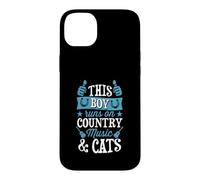 This Boy Runs On Country Music And Cats Case for iPhone 14 Plus