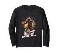 This Boy Runs On Jesus and Basketball Player Long Sleeve T-Shirt