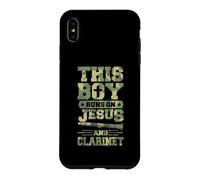 This Boy Runs On Jesus And Clarinet Case for iPhone XS Max
