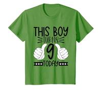 This Boy Turns 9 Today - Ninth Birthday T-Shirt