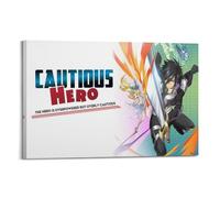 This Brave Man Is Obviously Super Strong But Too Cautious Anime TV Show Poster Poster Decorative Painting Canvas Wall Posters And Art Picture Print Modern Family Bedroom Decor Posters 08x12inch(20x30c