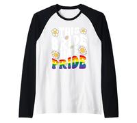 This Bride Has Pride Groovy Wedding LGBTQI Pride Month Raglan Baseball Tee