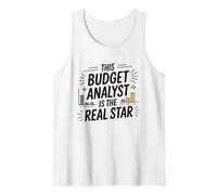 This Budget Analyst is The Real Star, Accounting Finance Tank Top