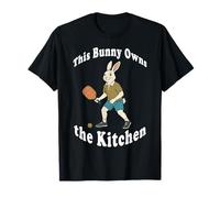 This Bunny Owns The Kitchen Pickleball Humor T-Shirt