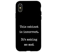 This Cabinet Is Incorrect Funny Marcus VR Unhinged Meme Case for iPhone X/XS