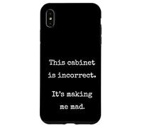 This Cabinet Is Incorrect Funny Marcus VR Unhinged Meme Case for iPhone XS Max