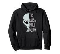 This Calls For Public Inquiry Alien UFO Disclosure Pullover Hoodie