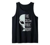 This Calls for Public Inquiry Alien UFO Disclosure Tank Top