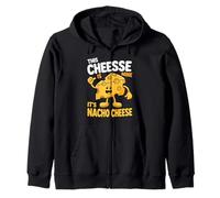This Cheese is Mine It's Nacho Cheese Fun Zip Hoodie