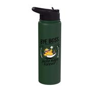 This Chick is Retired Bye Boss Hello Naps Retirement Stainless Steel Insulated Water Bottle