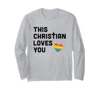 This Christian Loves You LGBTQIA Gay Pride Parade Long Sleeve T-Shirt