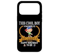 This Cool Boy Was Born In December Funny Dec Birthday Kid Case for iPhone 17 Pro Max