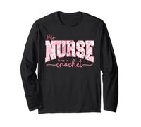 This Coquette Lace Style Crochet Nurse Long Sleeve T-Shirt